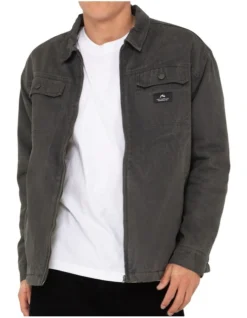 Rusty Dungaree Jacket In Black -Myer Clothing Shop 993703690 4 720x928