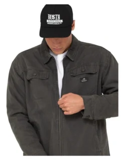 Rusty Dungaree Jacket In Black -Myer Clothing Shop 993703690 5 720x928