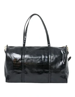 Rusty Victoria Weekender Bag In Black -Myer Clothing Shop 993722500 6 720x928