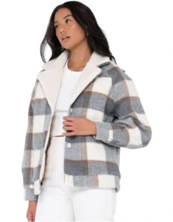 Rusty Diane Jacket In Grey -Myer Clothing Shop 993724390 3 720x928