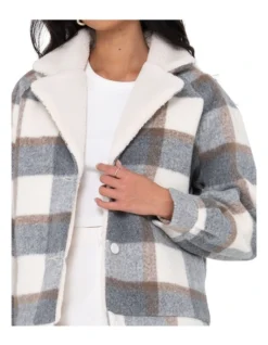 Rusty Diane Jacket In Grey -Myer Clothing Shop 993724390 4 720x928