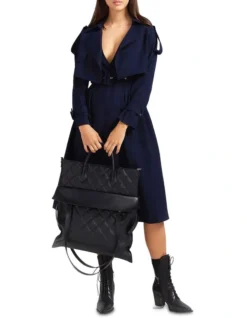 Manhattan Cropped Trench In Navy 10 Manhattan Cropped Trench In Navy -Myer Clothing Shop 993732670 993728170 5 720x928
