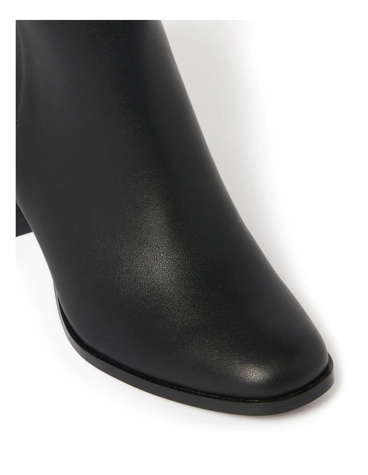 Forever New April Block Heel Boots In Black 4 Forever New April Block Heel Boots In Black - Image 4
