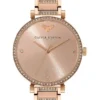 Olivia Burton Belgrave Stainless Steel Watch In Blush Sunray