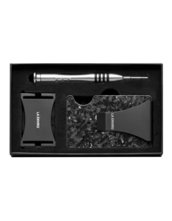 Lorne Forged Carbon Wallet In Gloss Silver -Myer Clothing Shop 995140000 6 720x928