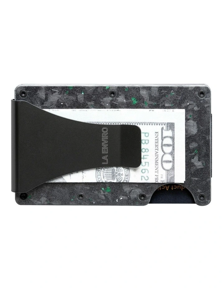 Lorne Forged Carbon Wallet In Matte Green 5 Lorne Forged Carbon Wallet In Matte Green - Image 5