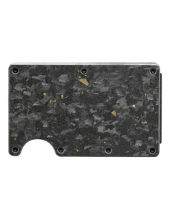 Lorne Forged Carbon Wallet In Matte Gold