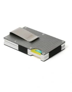 Minimalist Unisex Metal Wallet Carbon Fiber In Silver 8 Minimalist Unisex Metal Wallet Carbon Fiber In Silver -Myer Clothing Shop 995140540 3 720x928