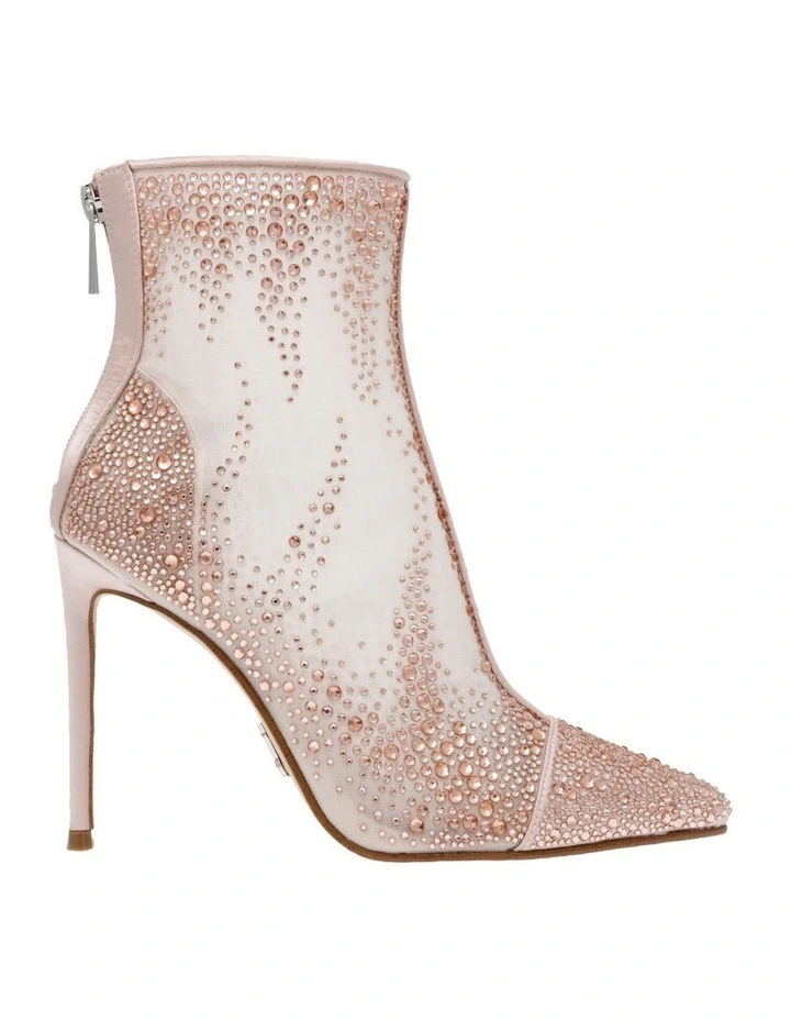 Steve Madden Valentia Heeled Boot In Rose Gold 1 Steve Madden Valentia Heeled Boot In Rose Gold