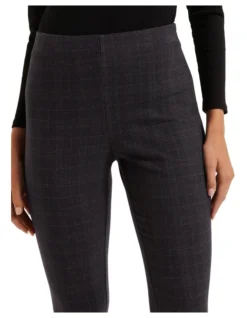 Forever New Chloe Check Pull On Legging In Grey -Myer Clothing Shop 995432140 4 720x928