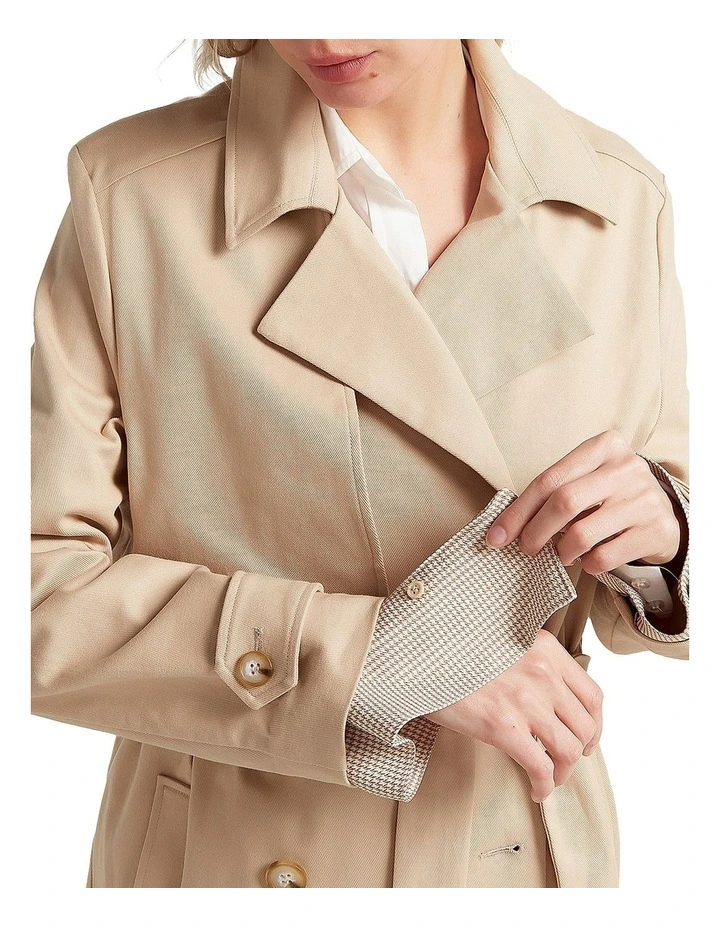 Empirical Trench Coat In Brown 7 Empirical Trench Coat In Brown - Image 7