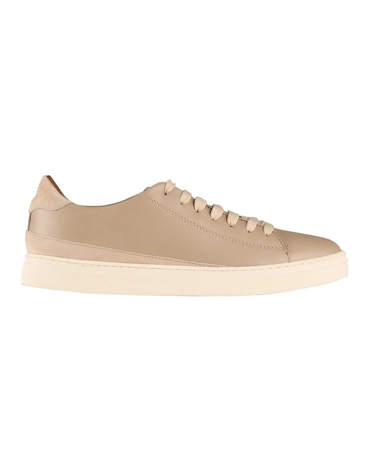 Perry Leather Sneakers In Taupe 1 Perry Leather Sneakers In Taupe